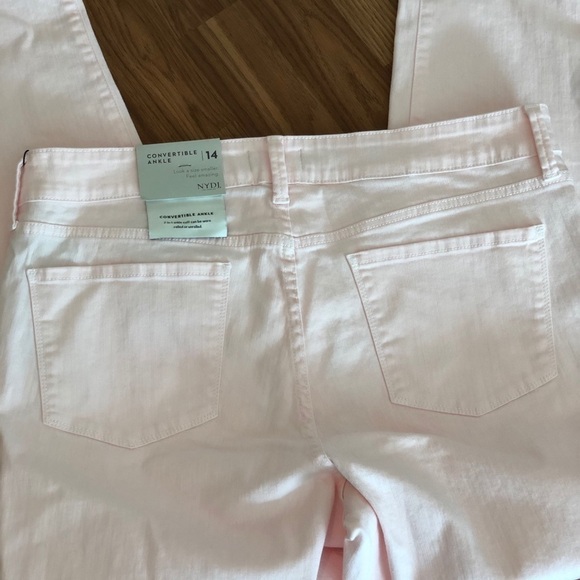 NYDJ Pale Pink Alina Convertible Ankle Jean - Picture 6 of 16